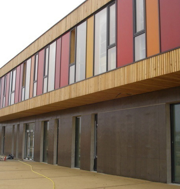 Murs rideaux bois à Malesherbes dans le Loiret (45)